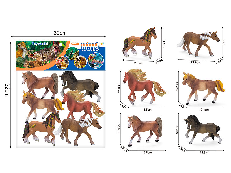 8inch Horse(6in1) toys