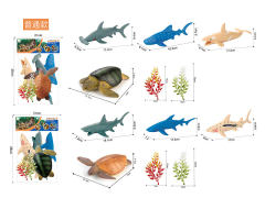 6inch Shark & Sea Turtle Set(3in1) toys
