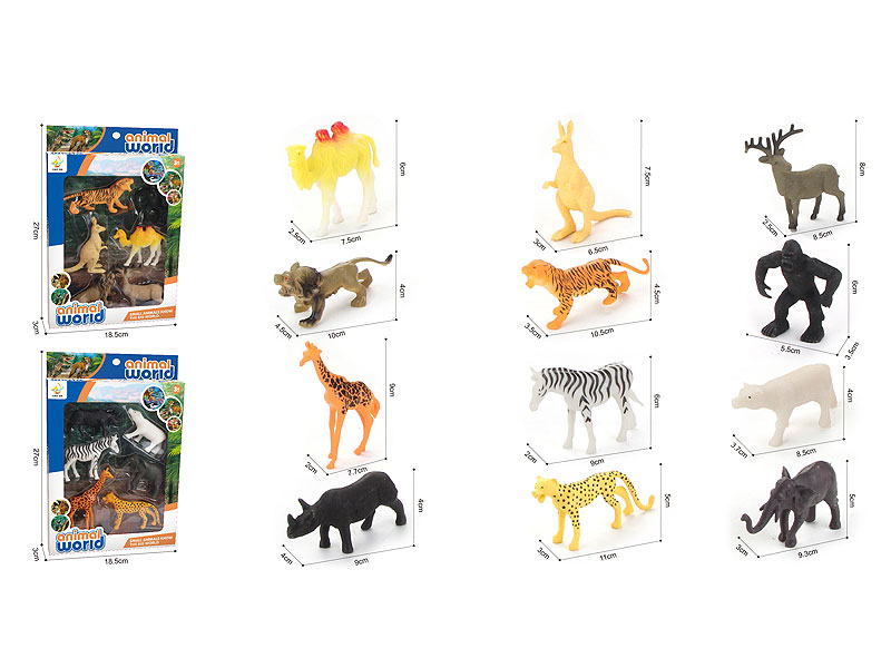 3inch Animal Set(2S) toys