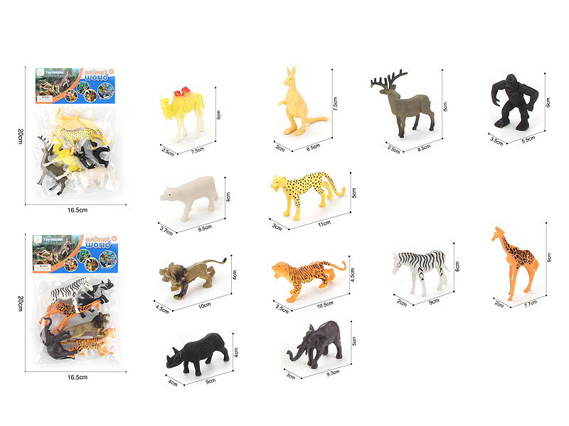 3.5inch Animal(6in1) toys