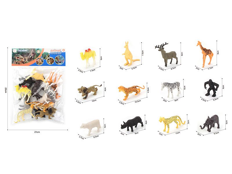 3.5inch Animal(12in1) toys