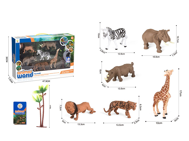Animal Set(6in1) toys