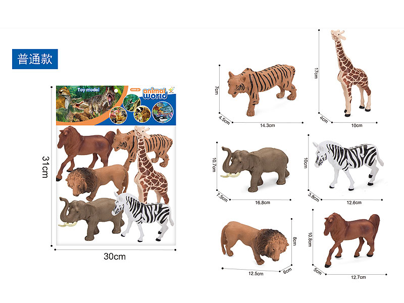 8inch Animal(6in1) toys