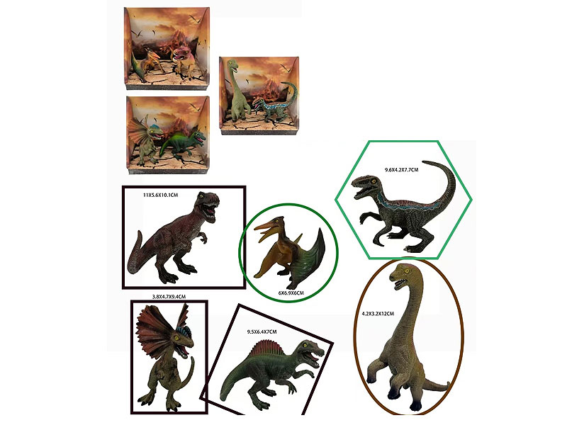 Dinosaur(2in1) toys