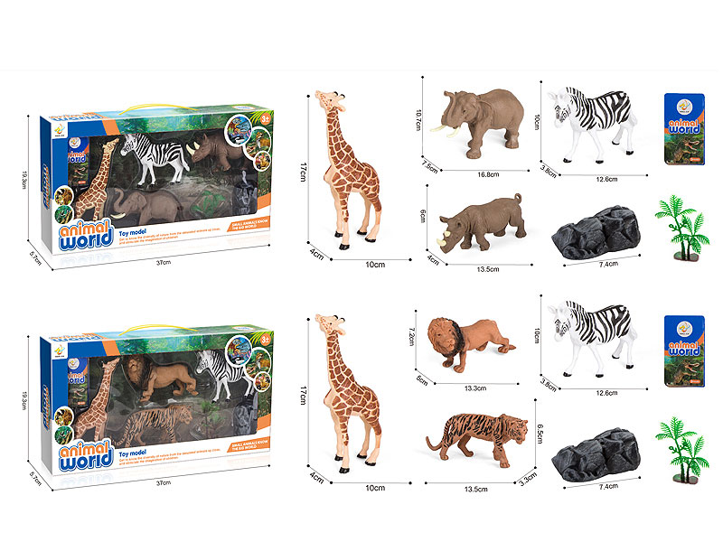 6inch Animal Set(4in1) toys