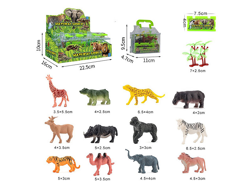Animal Set(12in1) toys