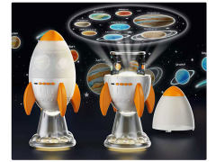 火箭投影小夜灯（八音盒）