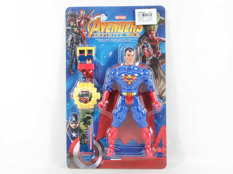 Watch & Super Man W/L toys