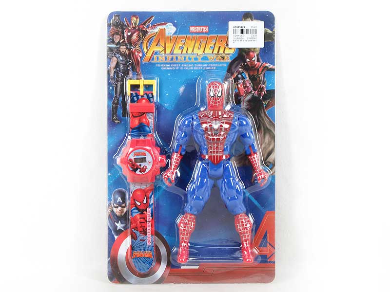 Watch & Spider Man W/L toys