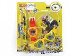 Electron Watch & Stationery Set & Glasses toys