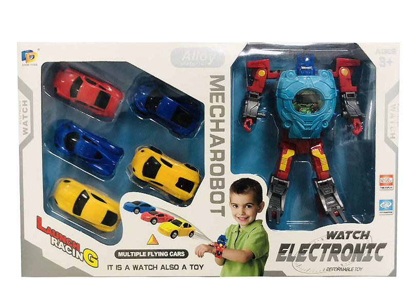 Electronic Deformation Ejection Watch toys