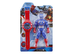 Projection Electronic Watch & Captain America