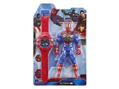 Projection Electronic Watch & Spider Man toys
