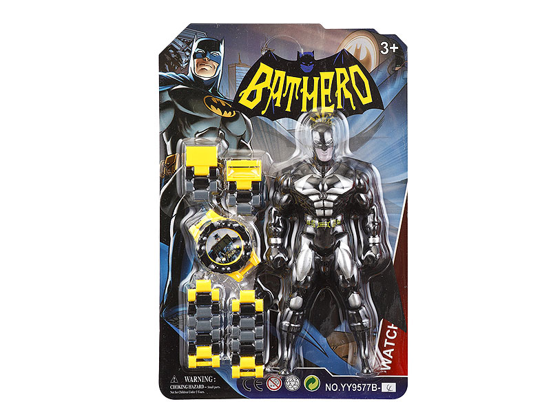 Building Block Electronic Watch & Bat Man toys