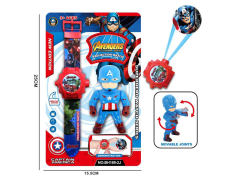 Projector Watch & Captain America toys