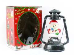 Christmas Coal Oil Lamp