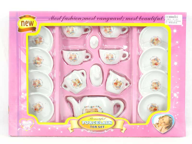 Porcelain Tea Set(17pcs) toys