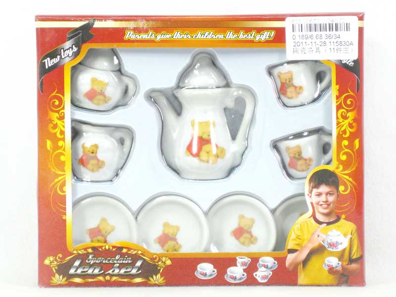 Porcelain Tea Set(11in1) toys
