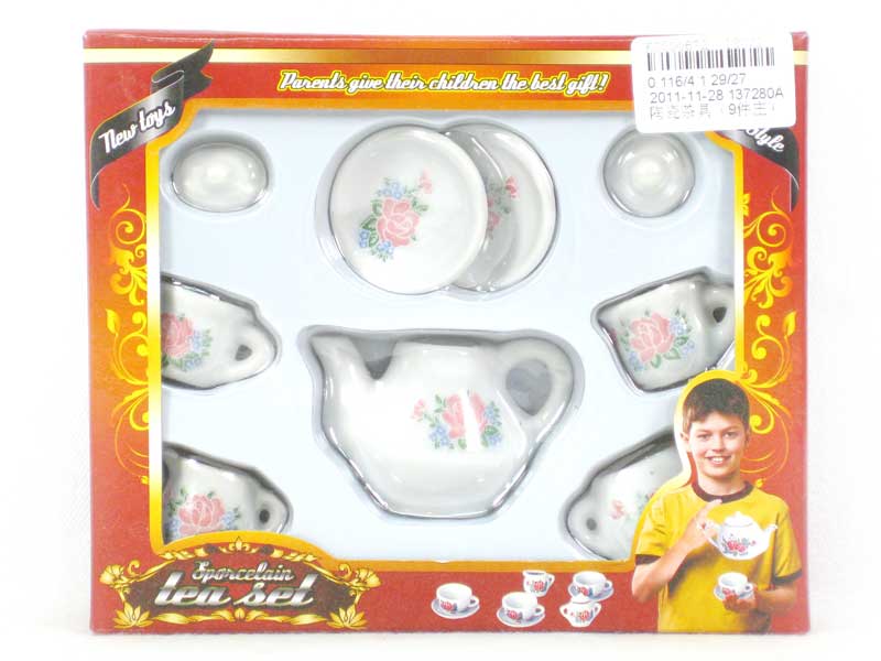 Porcelain Tea Set(9in1) toys