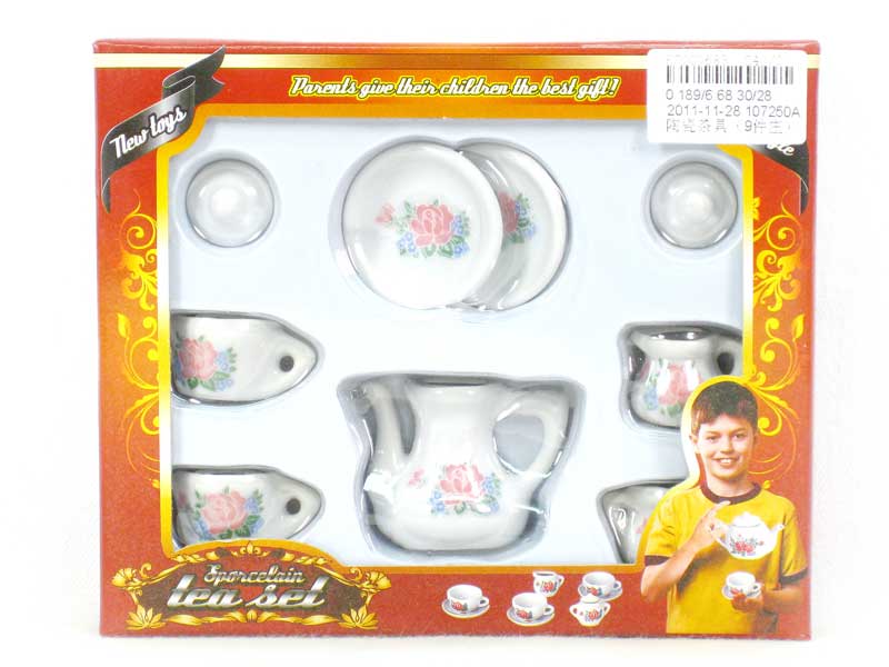 Porcelain Tea Set(9in1) toys