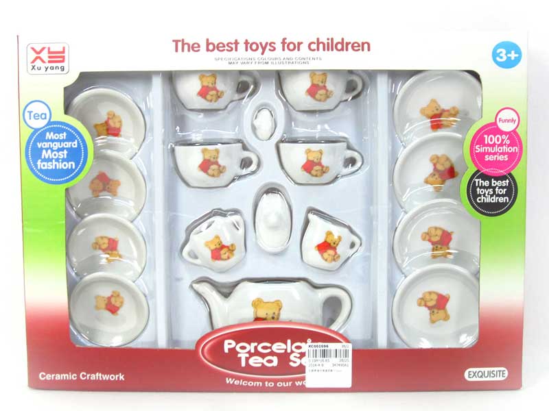 Porcelain Tea Set(17pcs) toys