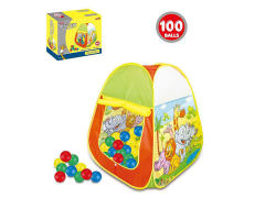 Children's Tent With 100 Balls toys
