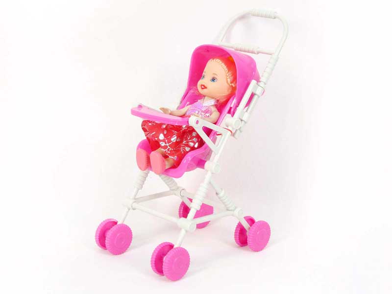 3.5"Doll & Go-Cart toys